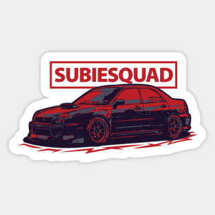 Subie Squad Bugeye - JDM Sport Car Sticker